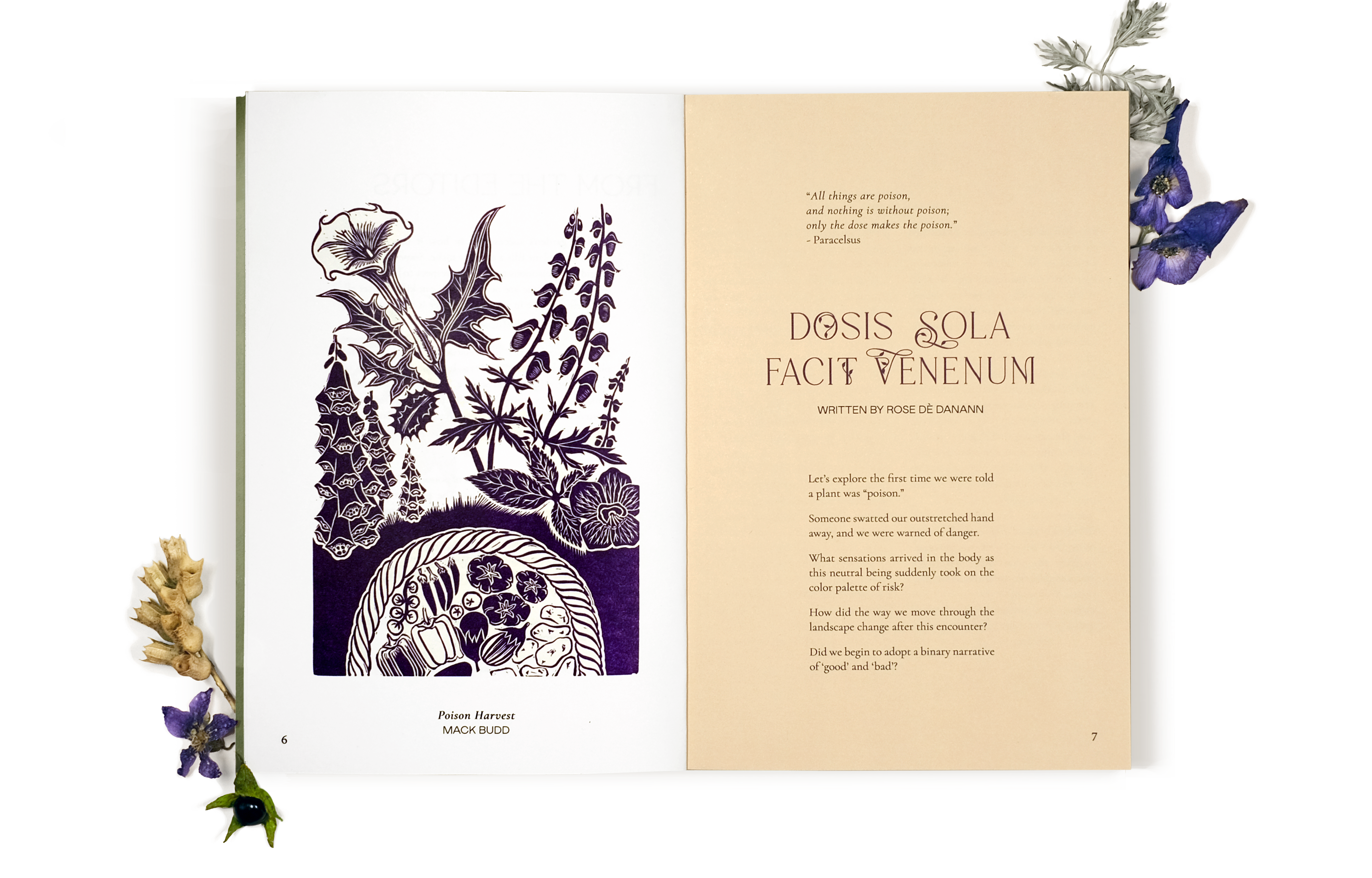 Poison Garden: Purpose of Poison