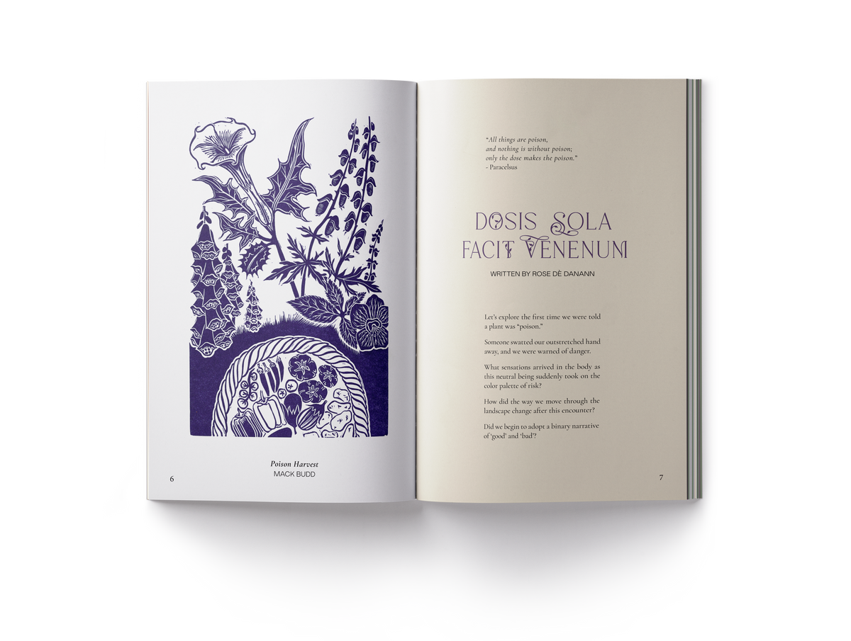 Poison Garden: Purpose of Poison
